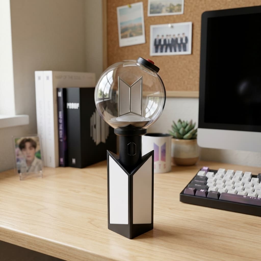 Soporte "Black & White" para ARMY Bomb: Base de Exhibición de BTS
