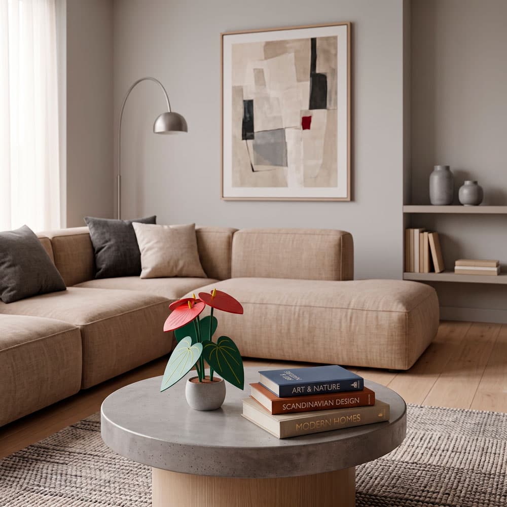 Portavasos Anturio Set X6 Unidades De Mesa